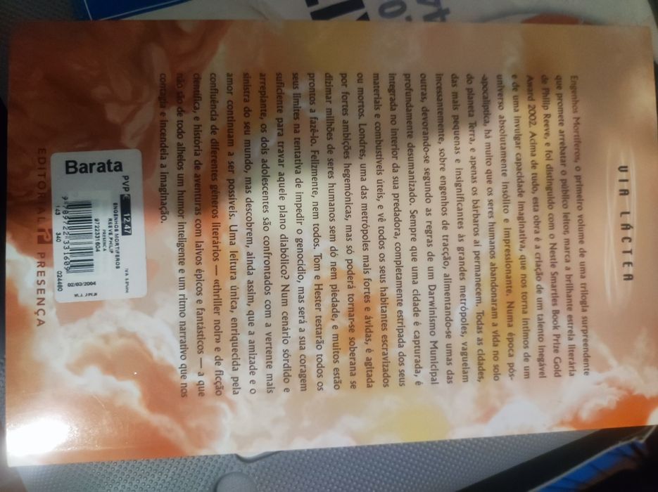 Livro:"Engenhos Mortíferos" de Philip Reeve