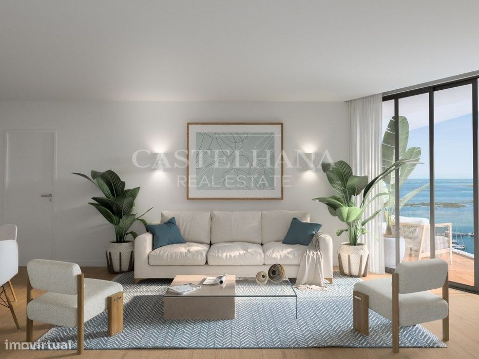 Apartamento T1 com varanda em novo empreendimento na Marina de Olhão