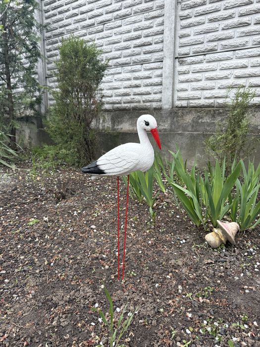 Продам садовий декор Лелека