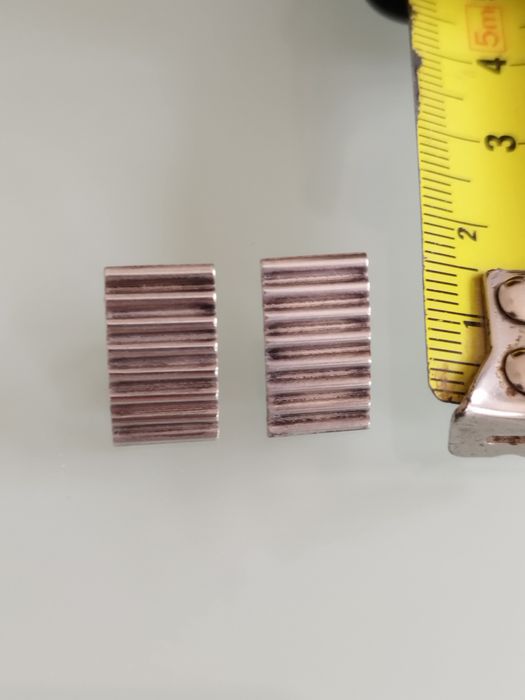 Lindo brincos moderniste em prata