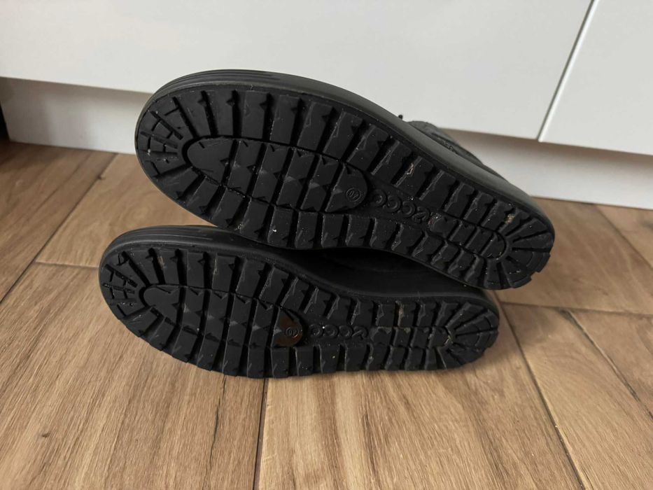 ocieplane zimowe botki ecco Soft 7 Tred unisex 40 skóra