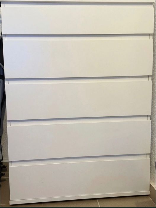 Kuallen Ikea Cómoda c/5 gavetas, branca