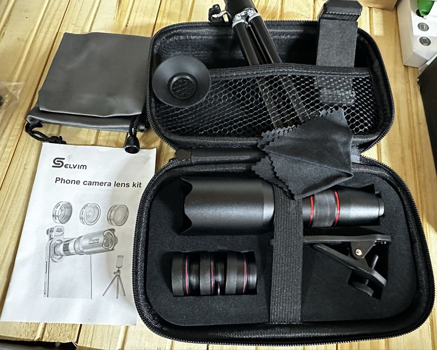 для телефону Комплект об'єктивів Selvim 4 в 1