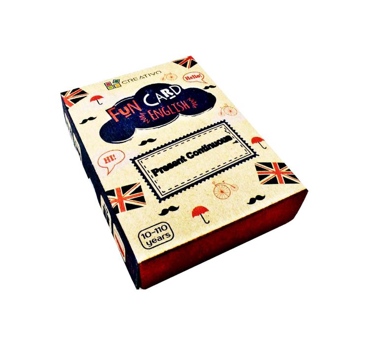 Fun Card English. Present Continuous. Creativo. Nowy Produkt