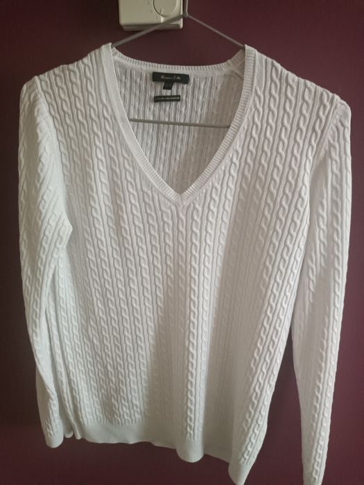 Sweterek damski warkocz Massimo Dutti