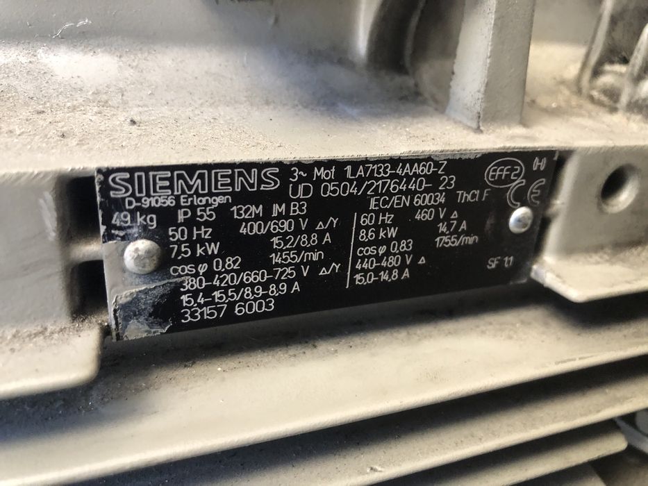 silnik elektryczny Siemens