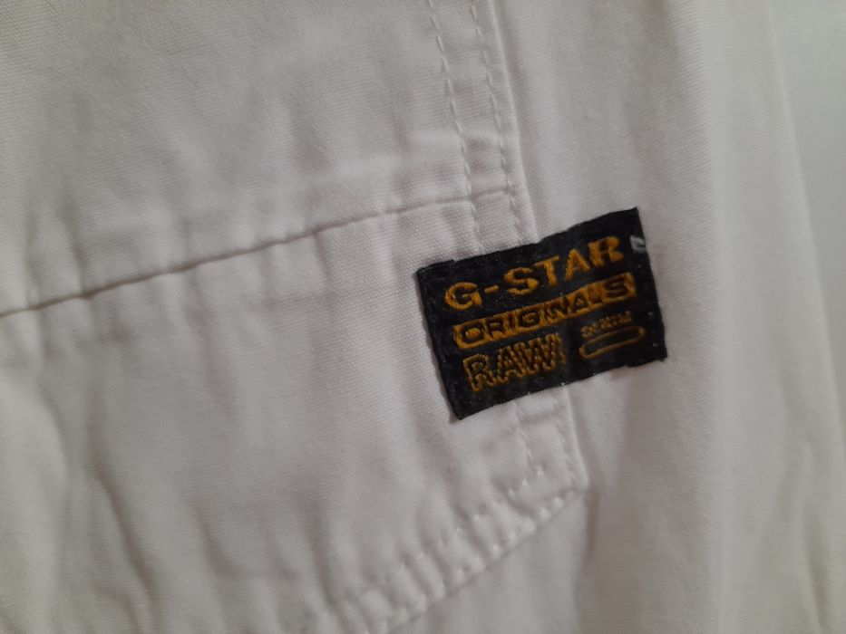 Чоловічі штани карго G-Star Raw se5204 білі 100% бавовна