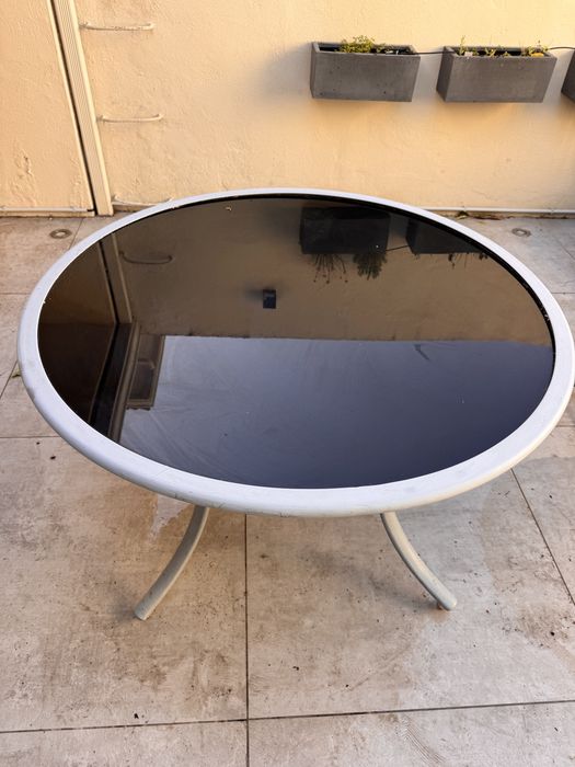 Mesa jardim preta