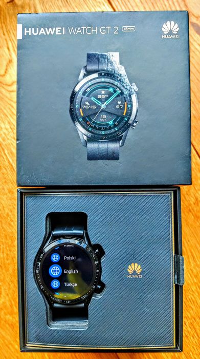 Huawei Watch GT2 46 mm zegarek smartwatch +Gratis Folia stan bdb