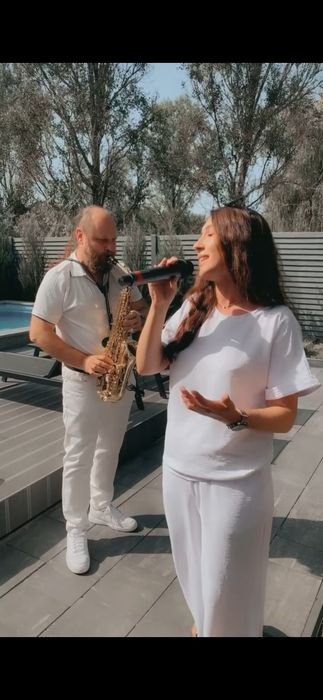 Саксофон, вокал,  музика наживо, саксофоніст, дует
