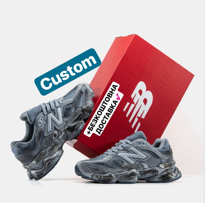 БЕЗКОШТОВНА ДОСТАВКА‼️Кросівки New Balance 9060 Custom Grey,нью беленс
