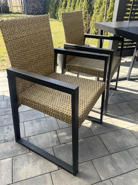 Ikea krzesło ogrodowe - IKEA VÄRMANSÖ technorattan taras
