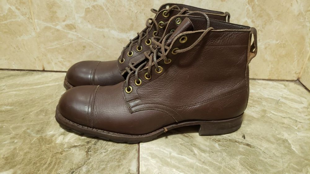 Черевики vintage армії Швеції США часів 2 Світової війни, розмір 45-45