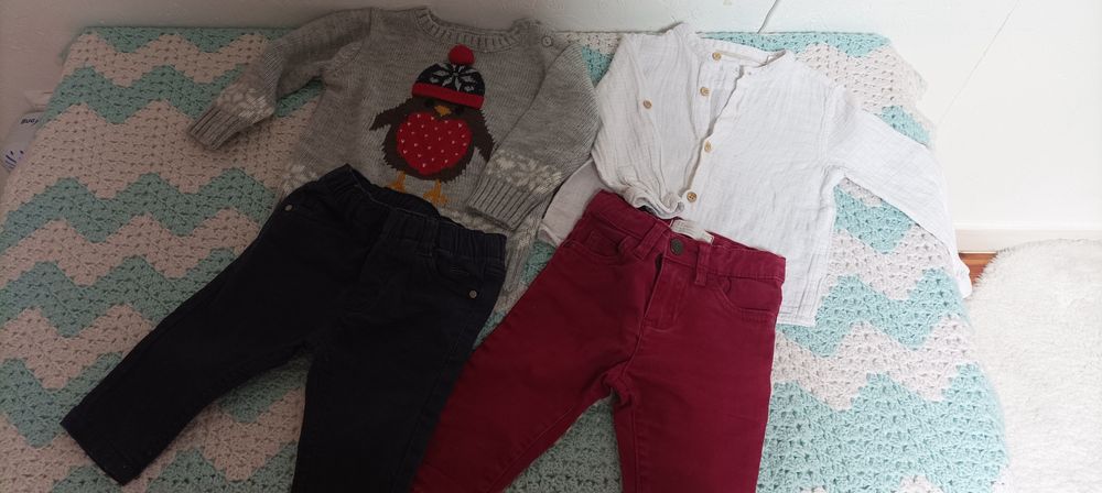 Lote roupa menino 6-9 meses