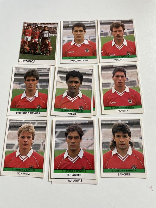 Cromos Benfica 1991 novos