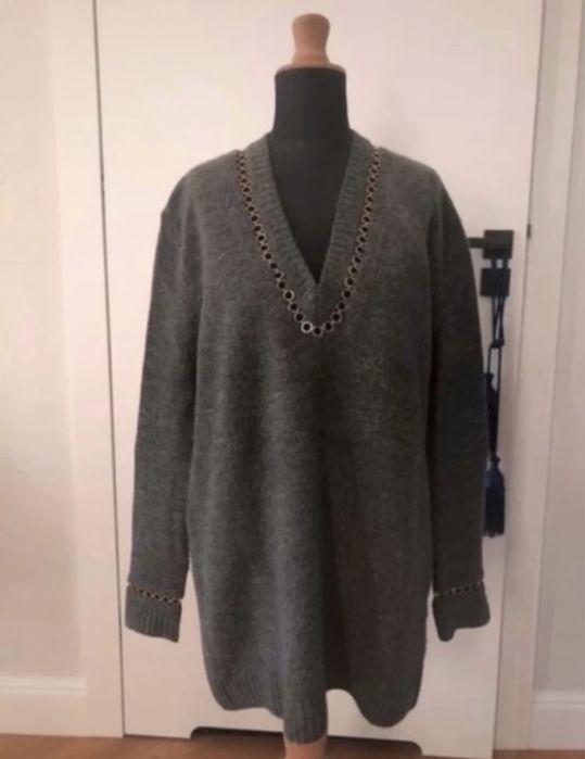 Sweter szary Zara m/l