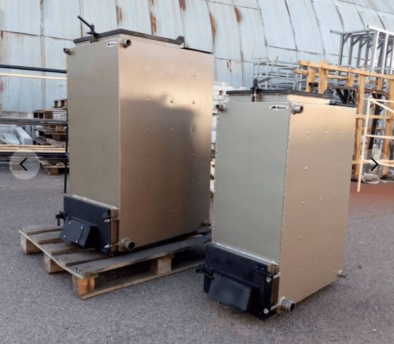 Котёл Холмова Бизон  6 кВт до 100 кВт. Твердотопливный котел. Кирша.