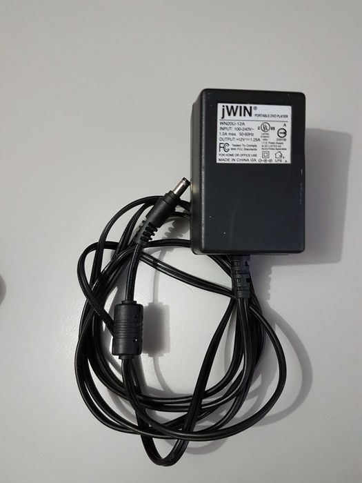 Zasilacz jWIN Portable DVD Player