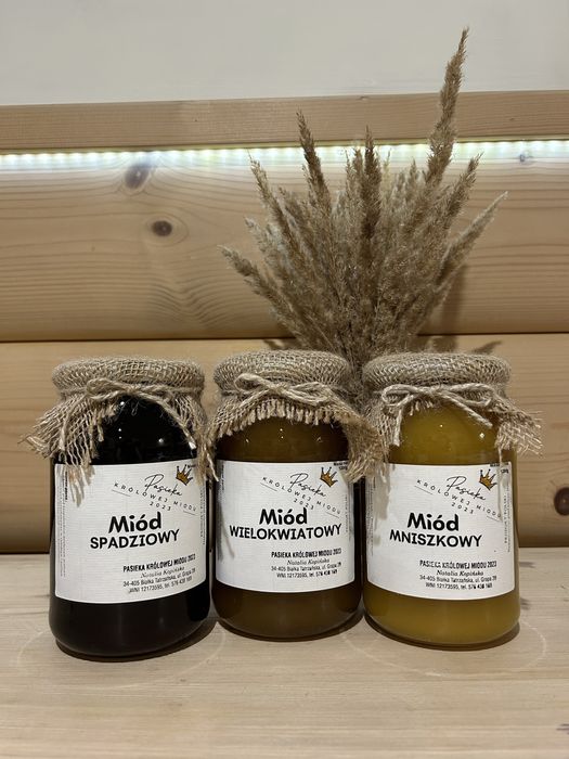 Miód mniszkowy  i spadziowy tegoroczny