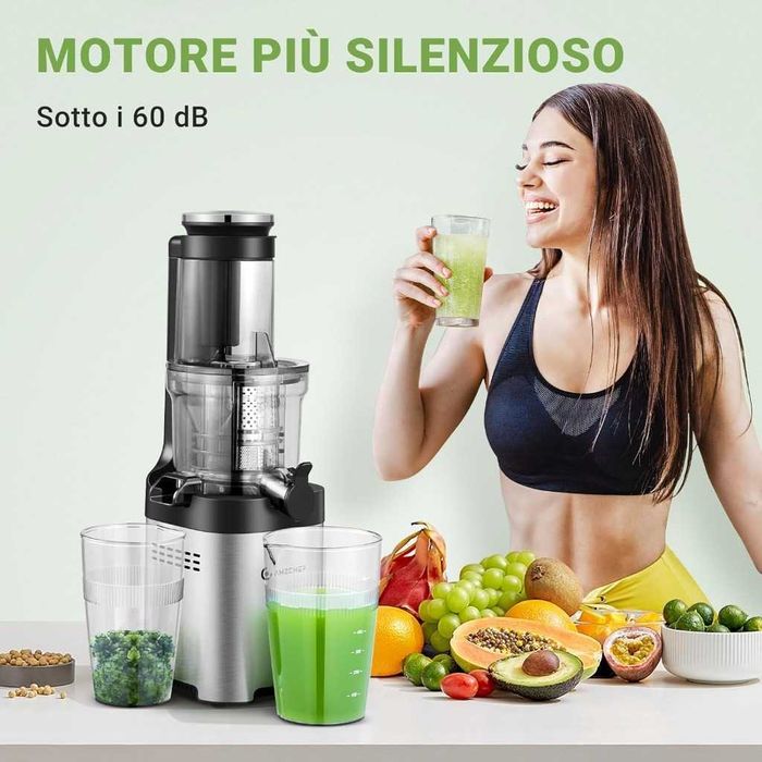 Profesjonalna wyciskarka na zimno AMZCHEF – wyciskarka do soków