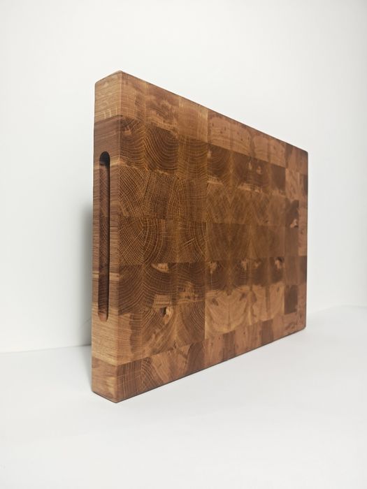 Deska do krojenia sztorcowa dębowa