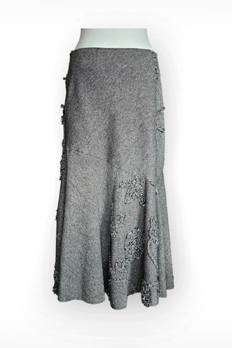 Maxi skirt asymetryczna flared sirenoffice vintage y2k retro wool