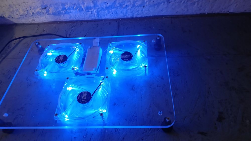 Podkładka podstawka chłodząca led do laptopa