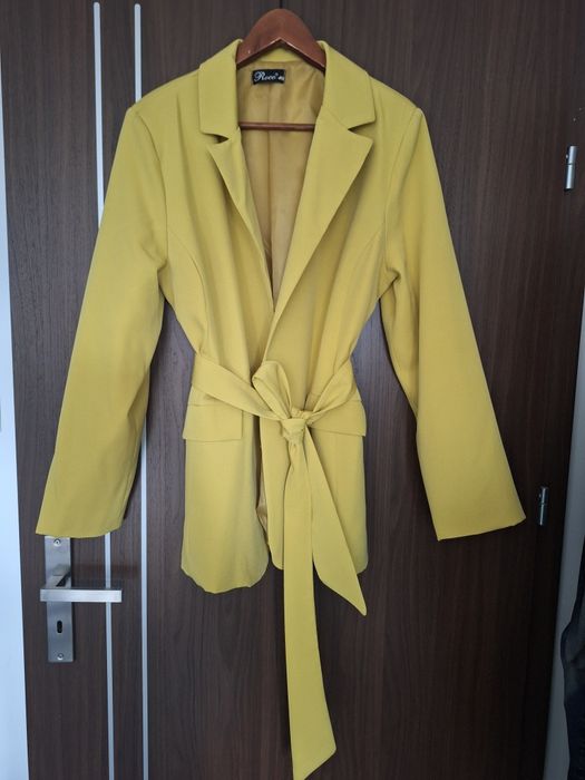 Marynarka musztardowa