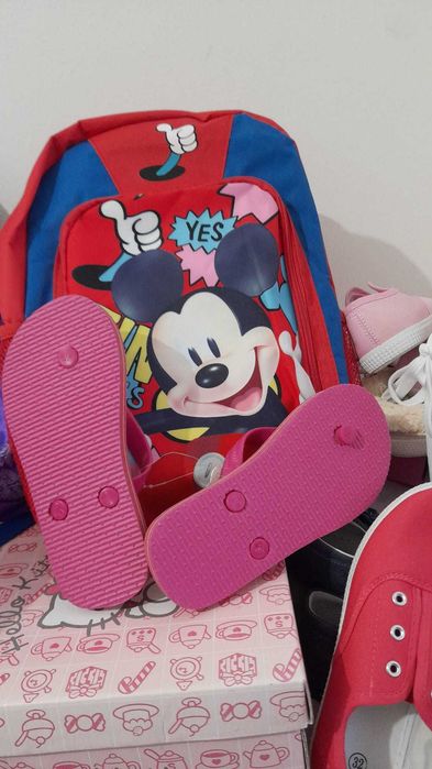 Chinelos Havaianas Criança Rosa 30