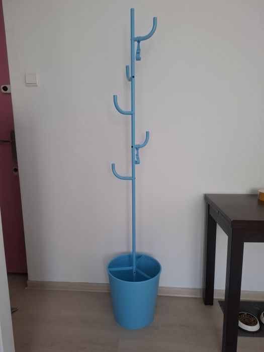 Wieszak stojący IKEA, niebieski