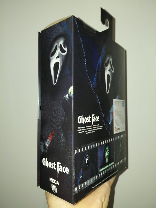 Neca Ultimate Ghost Face Action Figure - Mask Glows in the Dark