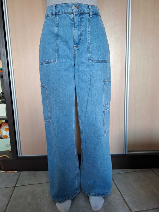 Spodnie baggy, cargo bershka