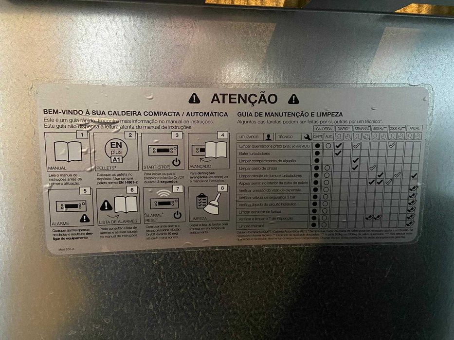 Caldeira  aquecimento central 24kw Proteu