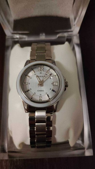 Casio
Sheen Biały/Stal Ø31 mm
