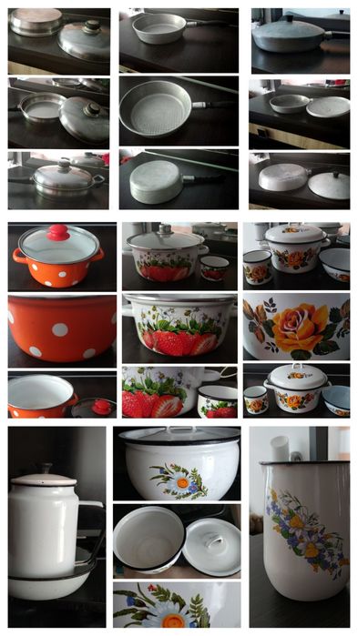 Посуда кастрюли противень чайник сковородка казанок котелок