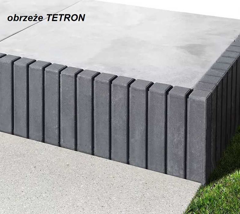 Obrzeże dekoracyjne PROSPECT, obrzeże palisadowe TETRON Bruk-Bet