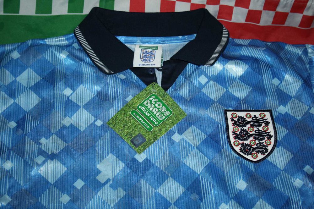 Draw score koszulka retro England