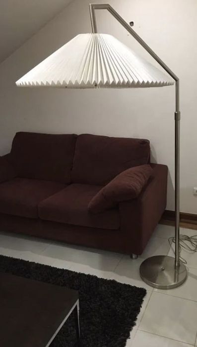 Candeeiro chão regulável inox - NOVO