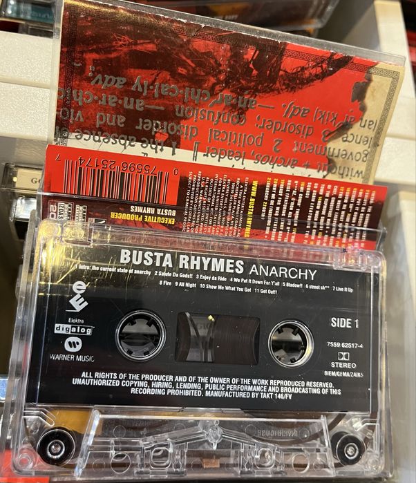 Busta Rhymes - Anarchy (Kaseta, Poland, 2000, Album, NM)
