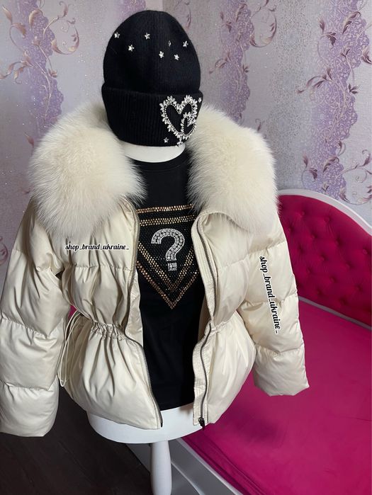 Пуховики з натуральним хутром