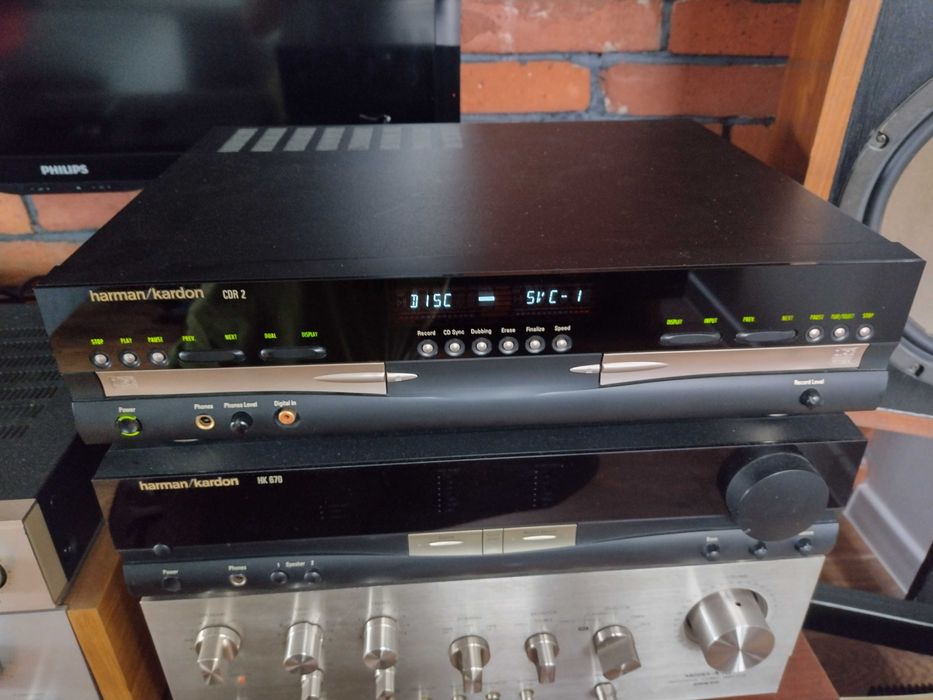 Nagrywarka CD Harmon Kardon CDR2 uszkodzona