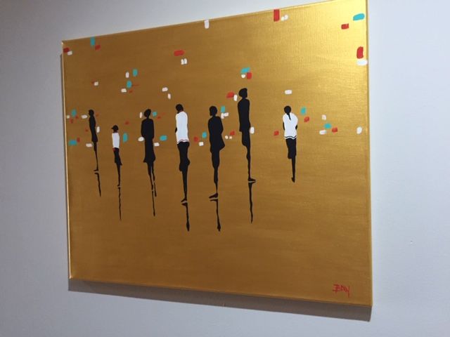 NOVO PREÇO - Quadro acrílico sobre tela, assinado e c/ certificado