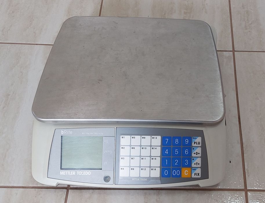 Waga sklepowa Mettler Toledo bRite 15kg | Sprawny akumulator + zasilacz