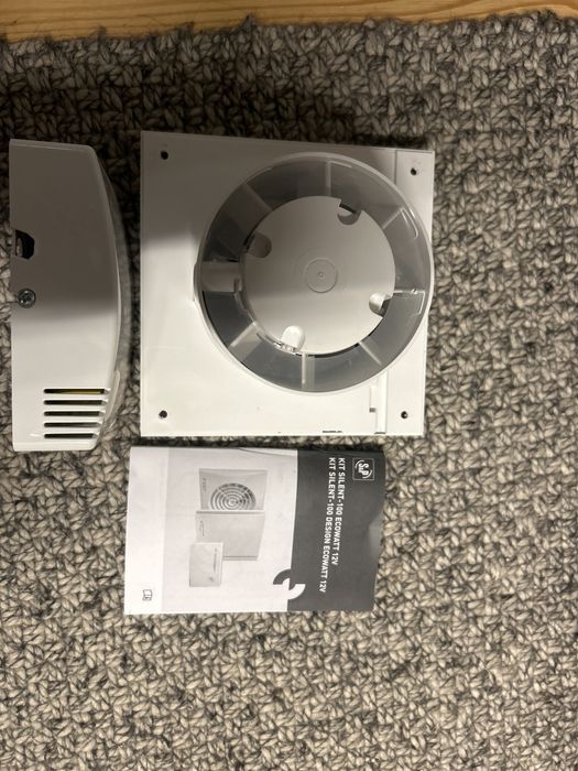 Extrator de WC da S&P silent 100 ecowatt de 12 V