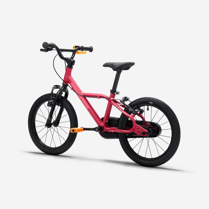 Bicicleta de Criança 16 polegadas 4-6 anos, DISCOVER 900 Rosa