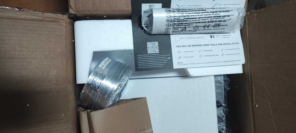 Exaustor de Parede CIARRA 60cm, 650m³/h, A+++