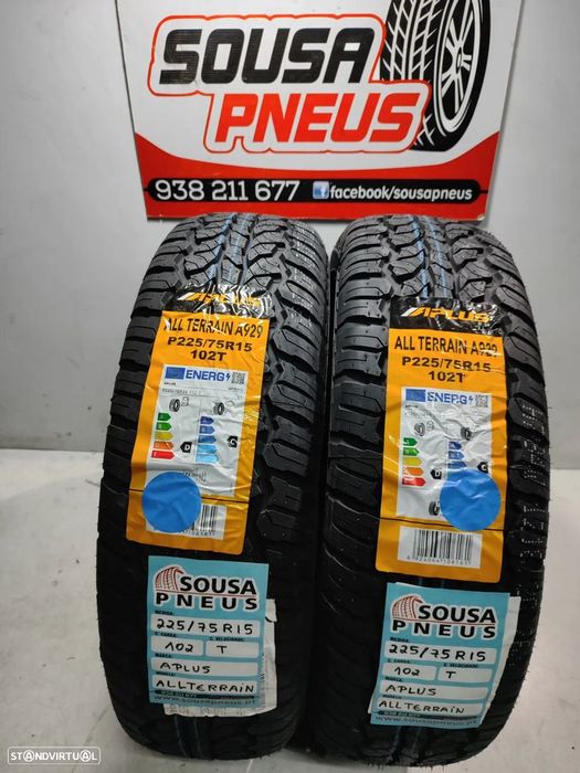 2 pneus novos 225-75r15 aplus - oferta da entrega
