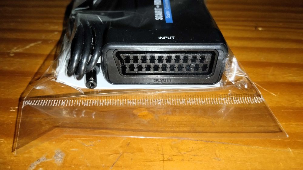 Conversor Scart para HDMI - Novo e Lacrado