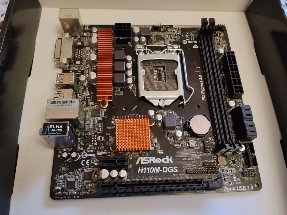 Материнская плата ASRock H110M-DGS R3.0 (LGA 1151, DDR4)