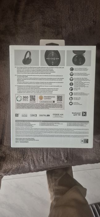 Sony wh-1000xm3 e caixa